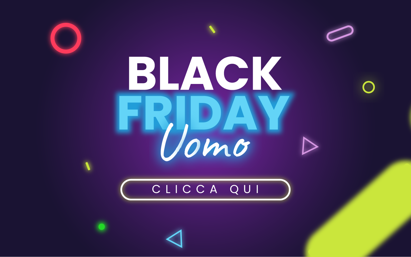 black friday uomo